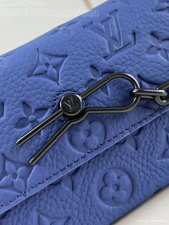 Official oldcobbler LOUIS Wearable Wallet-18*11*6.5CM Steamer VUITTON 0526